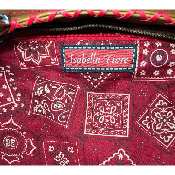 Y2K Isabella Fiore Rambling Rose Large Toby Tote & Wallet - Picture 13 of 14